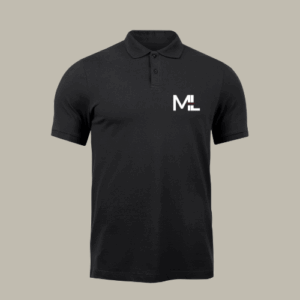 ML Logo Polo – Black | Mike Lee Signature Collection