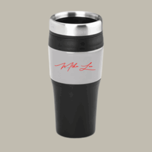 Mike Lee Signature Stainless Steel Tumbler – Silver