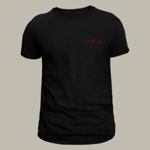 Signature Logo Black Tee by Mike Lee